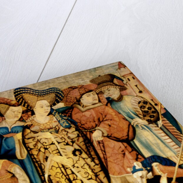 Devonshire Hunting Tapestry detail by Anonymous