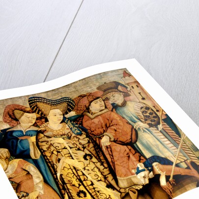 Devonshire Hunting Tapestry detail by Anonymous