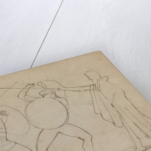 Hector and Ajax Separated by the Heralds by Flaxman