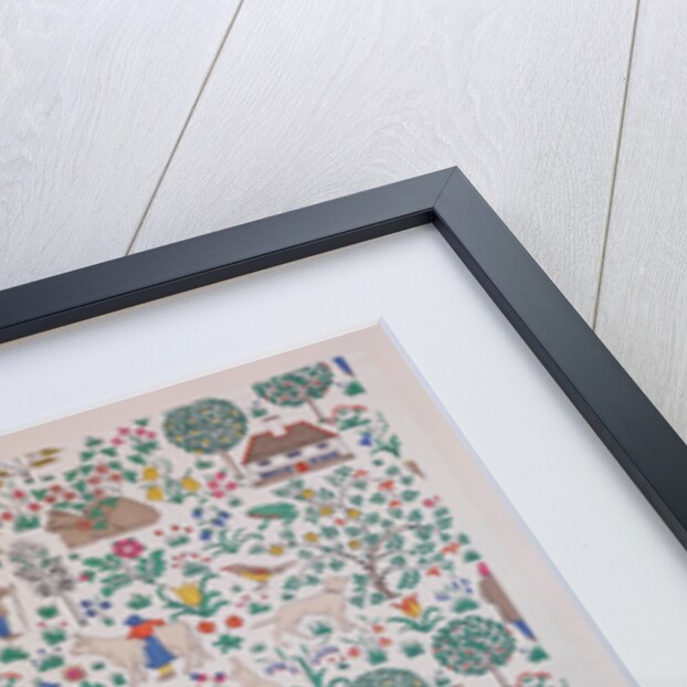 The House that Jack Built furnishing fabric by Charles Francis Annesley Voysey