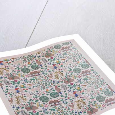 The House that Jack Built furnishing fabric by Charles Francis Annesley Voysey