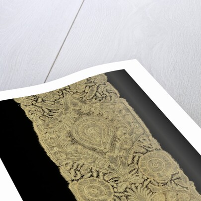 Pair of lace lappets by Unknown