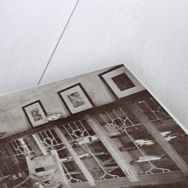 A Craftsman House depicting a study by unknown