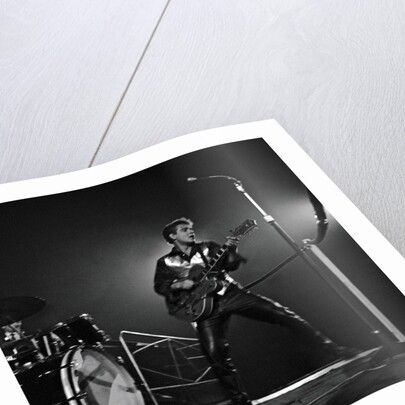 Eddie Cochran at Wembley Concert by Harry Hammond