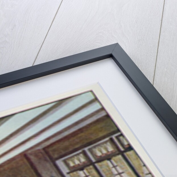 A Craftsman House depicting a living room by unknown