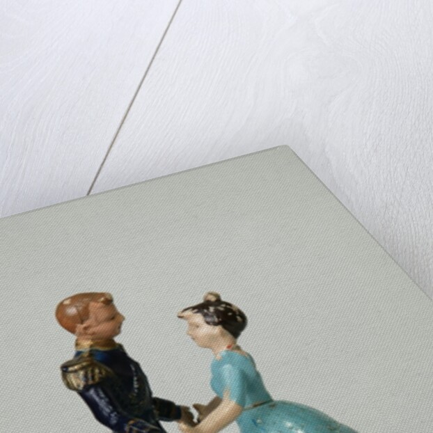 Cinderella and Prince Charming clockwork dolls by Wells Brimtoy