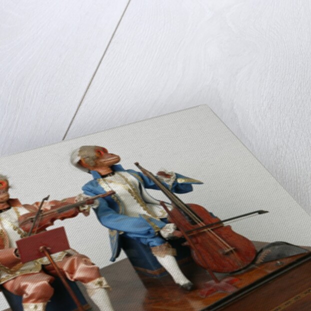 Automaton monkey musicians by Unknown