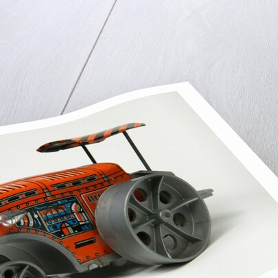 Clockwork toy steam roller by Unknown