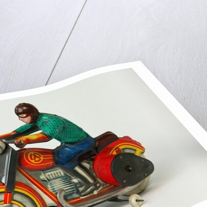 Clockwork toy motorcycle by Unknown