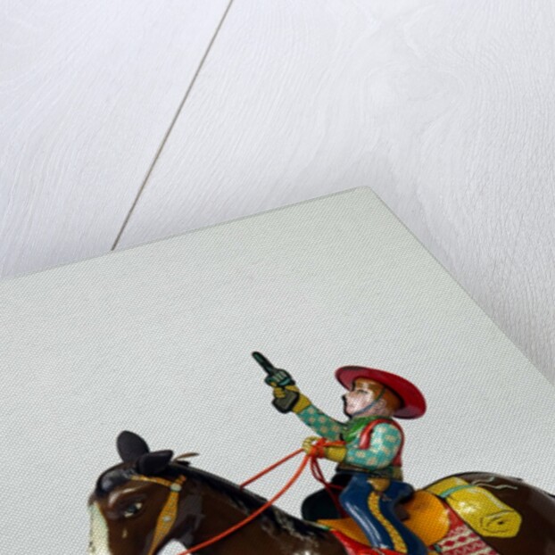 Clockwork horse and cowboy by Mansei Toys