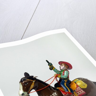Clockwork horse and cowboy by Mansei Toys