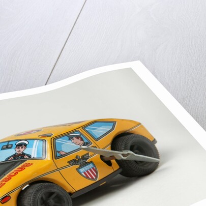 Clockwork toy emergency rescue car by Yoneya Toys Co. Ltd