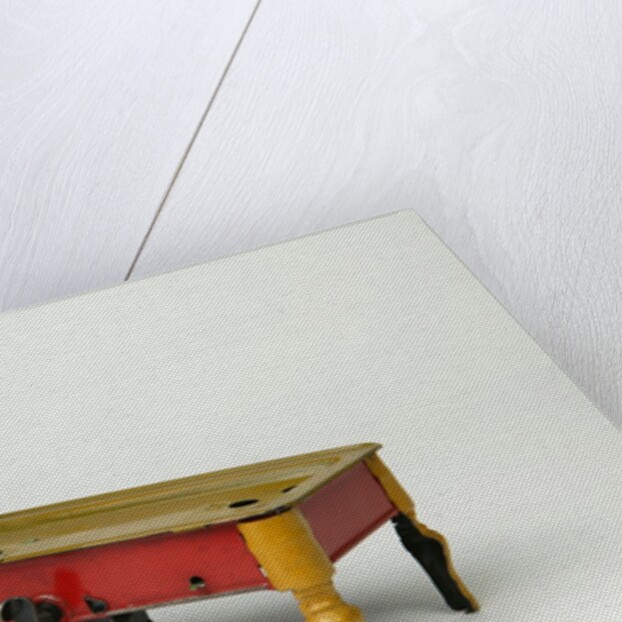 Clockwork toy billiard table by Unknown