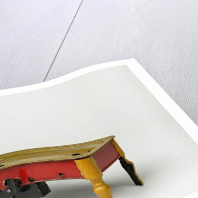 Clockwork toy billiard table by Unknown