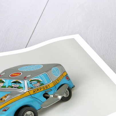 Clockwork toy Pan Am Airport service car by Unknown