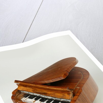 Musical box in the shape of a piano by William Sawyer
