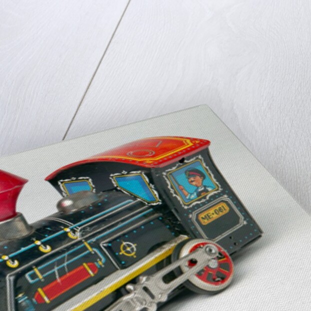 Mechanical toy train engine by Unknown