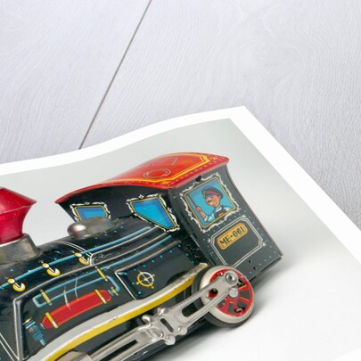 Mechanical toy train engine by Unknown