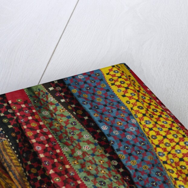 Colourful patchwork trousers of a Zoroastrian woman. Iran, late 19th century by Unknown