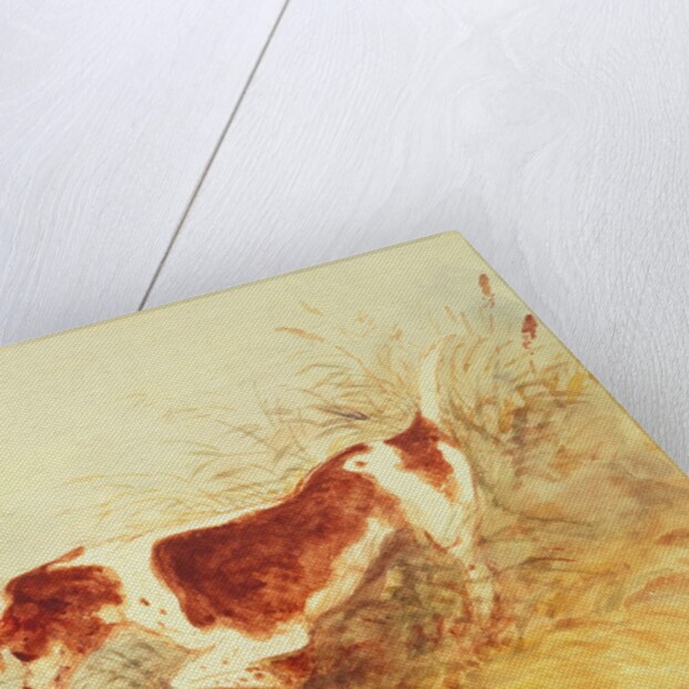 Dog Watching a Rat in the Water at Dedham by John Constable