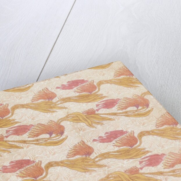 Cromer Bird furnishing fabric by Arthur Heygate Mackmurdo