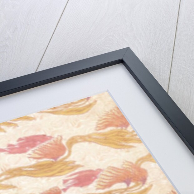 Cromer Bird furnishing fabric by Arthur Heygate Mackmurdo