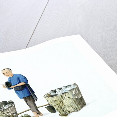 An earthenware seller by Unknown
