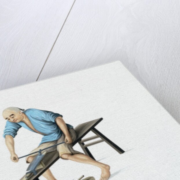 A knife sharpener by Unknown