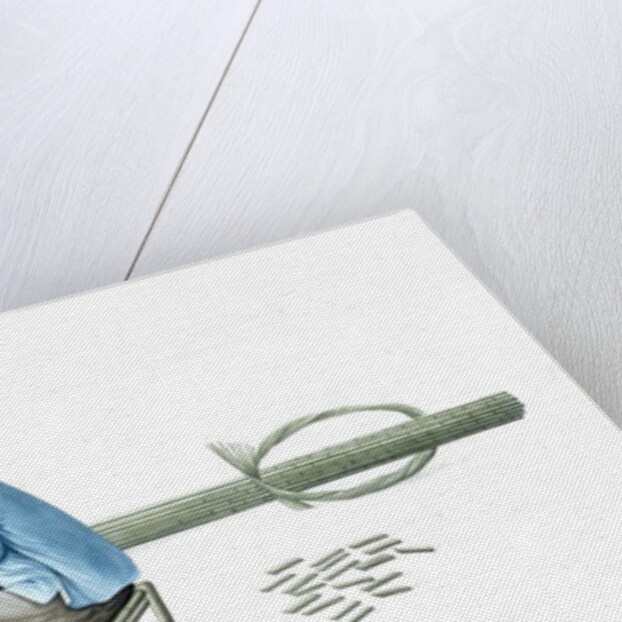 Man making wooden tubs by Unknown