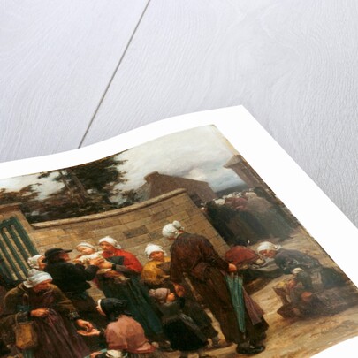 La Pardon de Plourin, Brittany by Leon-Augustin Lhermitte
