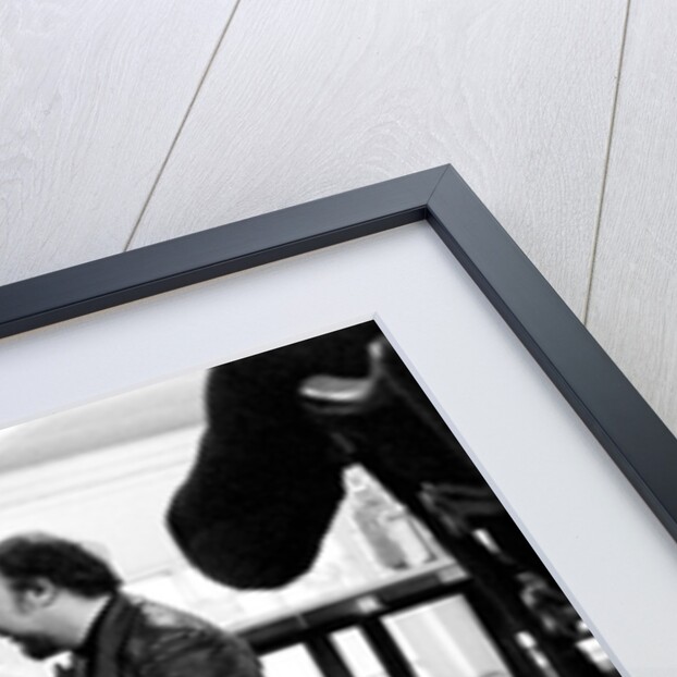 Peter Hall directing John Gielgud and Ralph Richardson in the rehearsal of Harold Pinter's No Man's Land at the Old Vic Theatre by unknown