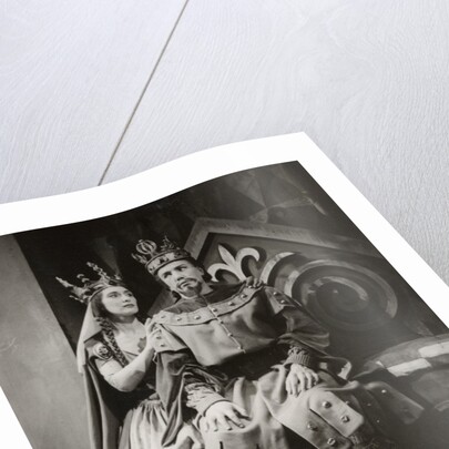 June Brown and Albert Finney in William Shakespeare's Macbeth at the Birmingham Repertory Theatre by Lisel Haas