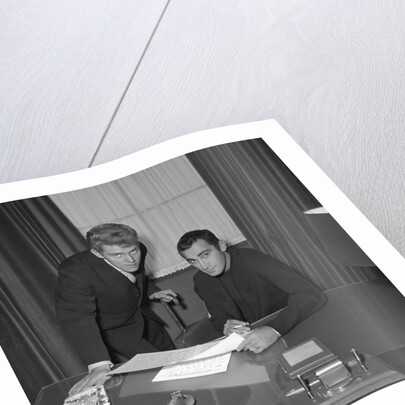 Lionel Bart and Shane Fenton, aka Alvin Stardust by Harry Hammond