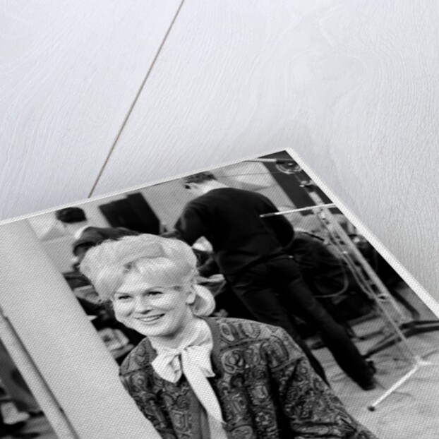 Dusty Springfield at television studio by Harry Hammond