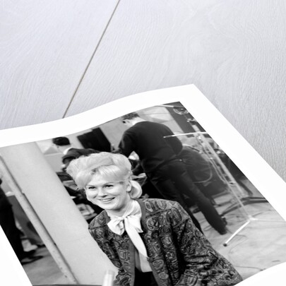 Dusty Springfield at television studio by Harry Hammond