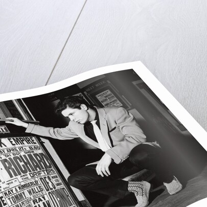 Cliff Richard at the Chiswick Empire foyer by Harry Hammond