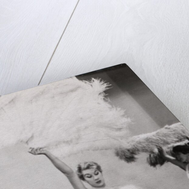 Fan dancing at the Windmill Theatre by Unknown