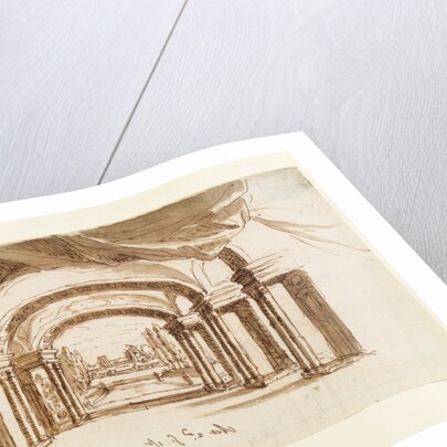 Set Design for Arsinoe by James Thornhill