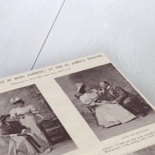 Scenes from Oscar Wilde's The Importance of Being Earnest by unknown