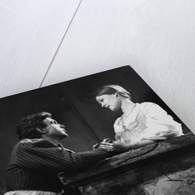 John Stride and Judi Dench in William Shakespeare's Romeo and Juliet at the Old Vic Theatre by Houston Rogers
