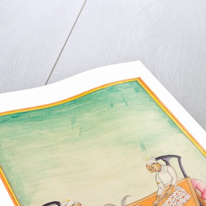 Two draughtsmen at work. Madras, India, late 18th century by Unknown