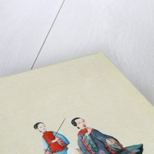 A Woman Playing a Trumpet by Unknown