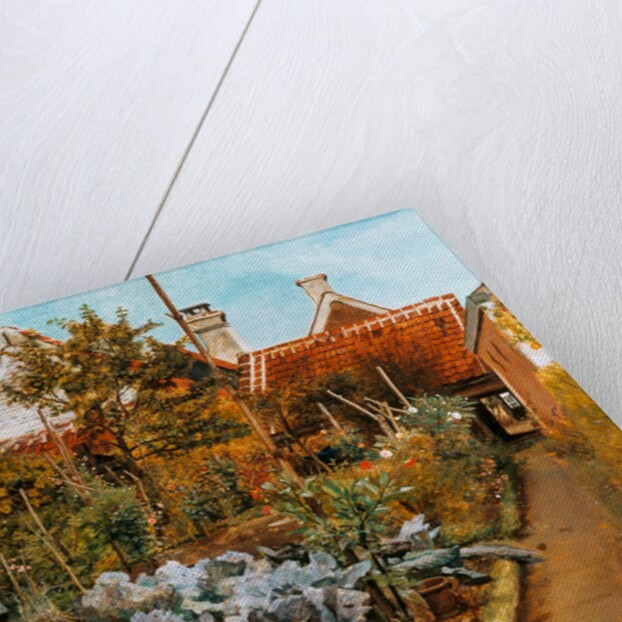 A Flemish Garden by Henri de Braekeleer