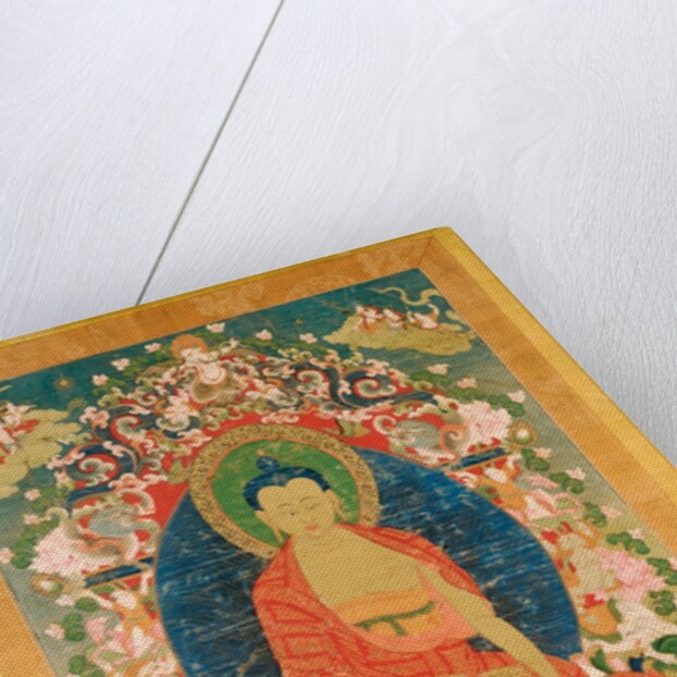 Buddha Sakayamuni with his Two Chief Disciples. Tibet, 18th century by Unknown