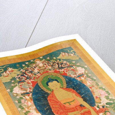 Buddha Sakayamuni with his Two Chief Disciples. Tibet, 18th century by Unknown