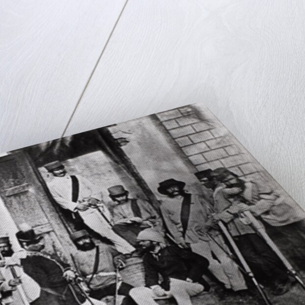 British Army group by Felice Beato