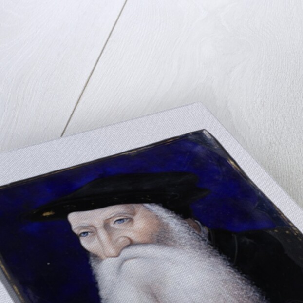 Old Man. Limoges, France, date unknown by Leonard Limosin