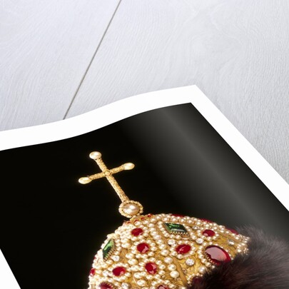 Crown worn by Boris Christoff in the title rôle in Mussorgsky's opera Boris Godunov. Russia, c.1960-1970 by Unknown