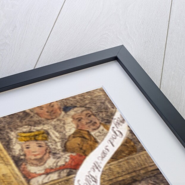 A Peep Behind the Curtain at Drury Lane by James Sayers