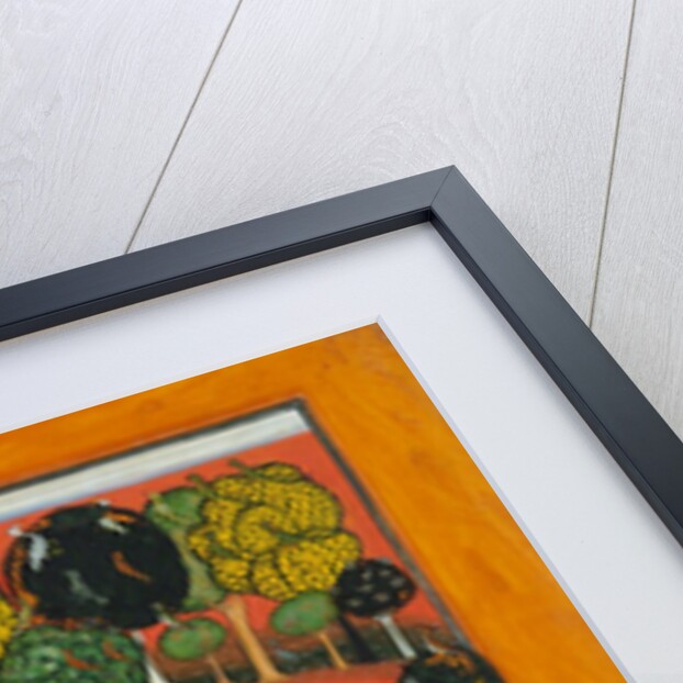 A lady blames her cat for scratches inflicted by her lover. Basholi, India, mid-17th century by Unknown